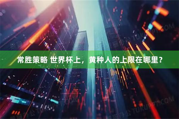 常胜策略 世界杯上，黄种人的上限在哪里？